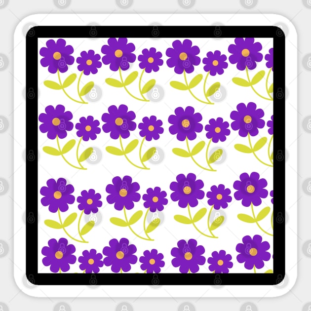 purple flower texture design Sticker by Artistic_st